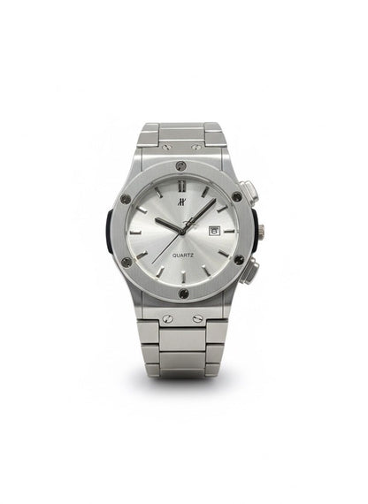 hublot date stainless steel