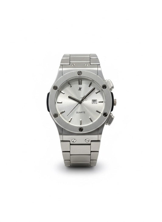 hublot date stainless steel