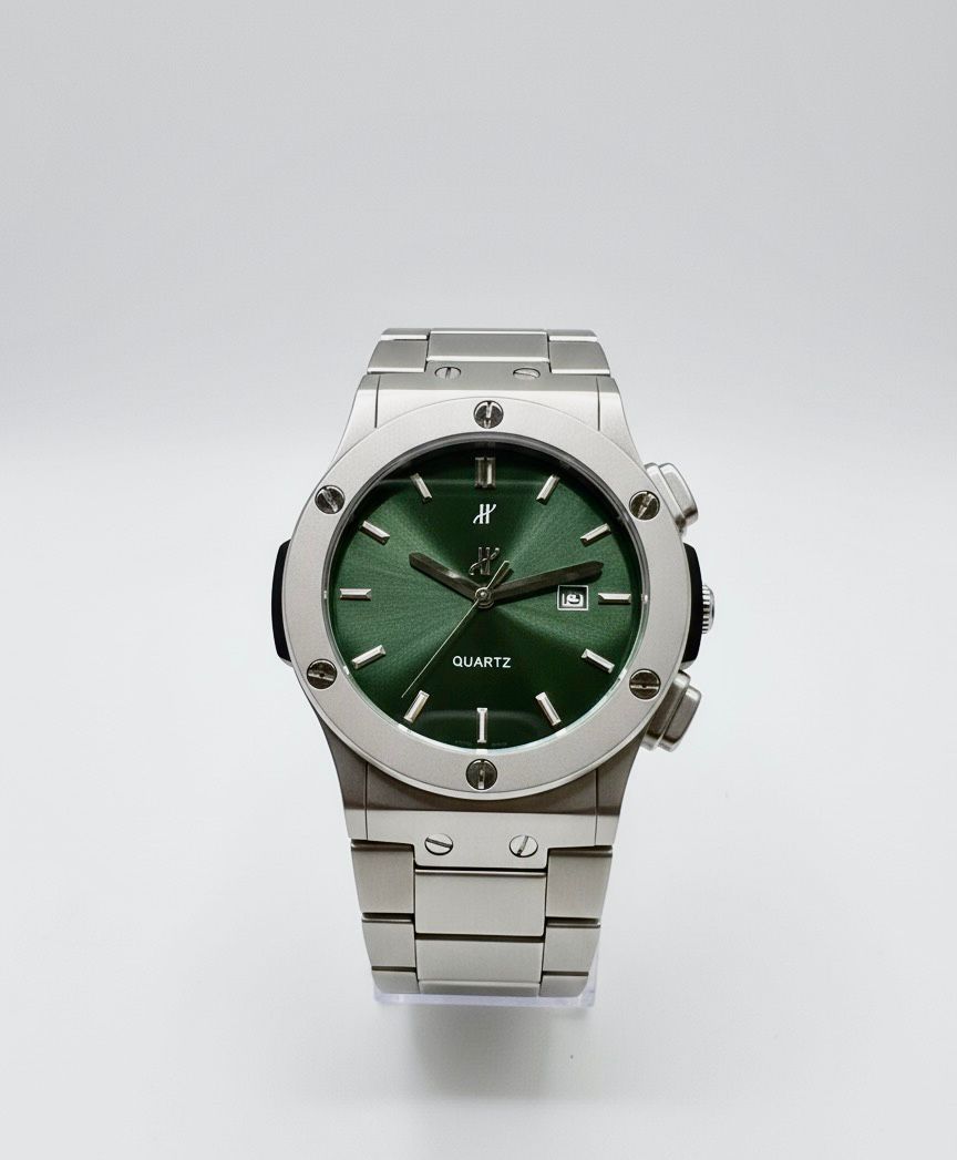 hublot date stainless steel